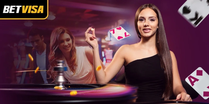 Bàn chơi AG Live Casino với dealer điều hành ván bài
